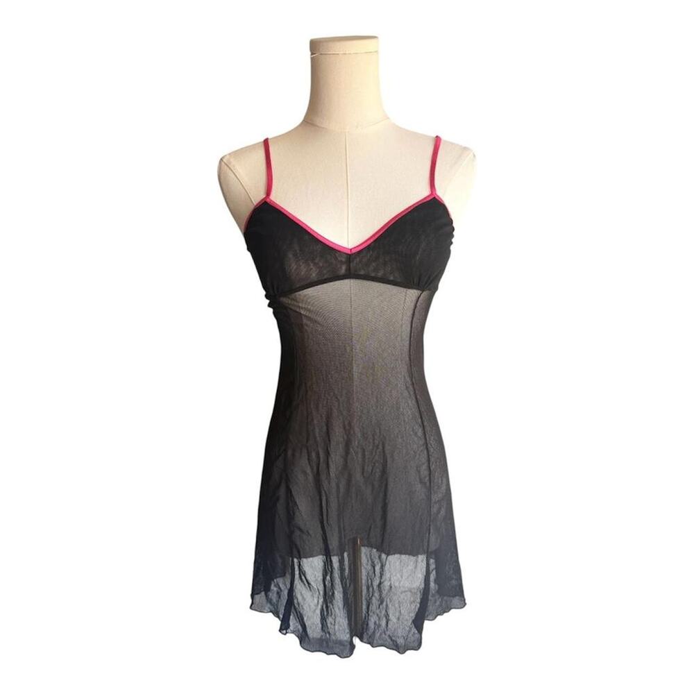 Cosabella black pink sheer